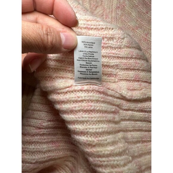 Talbots Women’s Sweater Pink Crew Neck Long Sleeve Pullover Size XL - Picture 7 of 7